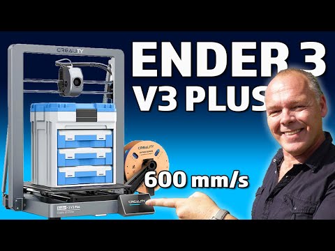 Creality Ender 3 V3 PLUS - schneller und großer 3D Drucker unboxing und Testdrucke