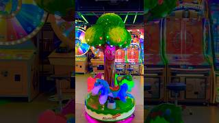 Cute horse mini carousel and green tree 🌳 🐎 #carousel #cute