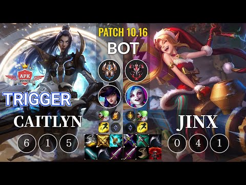 APK Trigger Caitlyn vs Jinx Bot - KR Patch 10.16