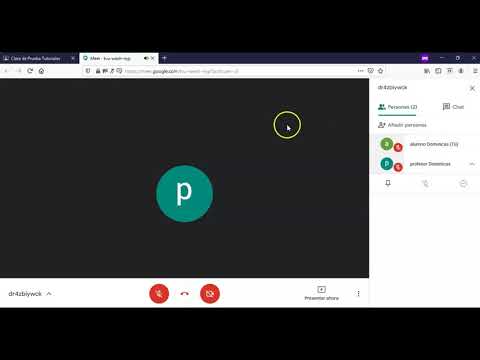Seguridad en nuestra clase virtual en meet