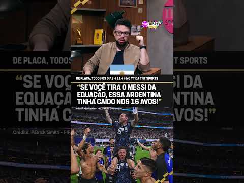 “A ARGENTINA NUNCA FOI TÃO DEPENDENTE DO MESSI!” 🇦🇷 #shorts
