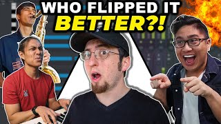 I MADE 3 MELODIES AND THEY FLIPPED THEM!! (w/Simon Servida, Chris Punsalan, Versus)