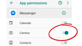 How to Allow Camera Access in Facebook Messenger App || Messenger Permission Settings