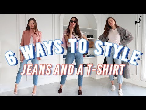 How To Style Jeans And A T-Shirt | Everyday Outfit...