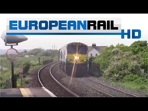Irish Rail 201 loco 227 + Mark 3 9608 + De Dietrich 9003 passes Laytown