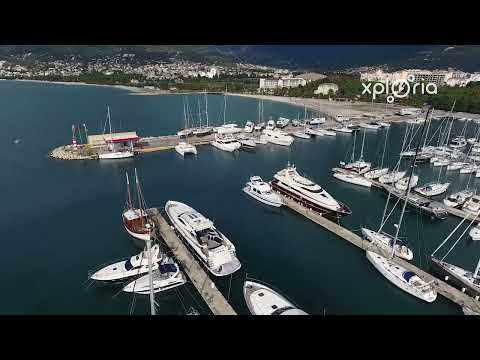 Bar Marina, Bar, Montenegro 2017.09 aerial video