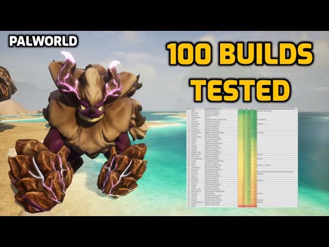 Palworld: Best Party Pal & Build | Over 100+ Builds Tested!