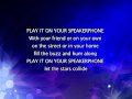 Kylie Minogue - Speakerphone, Lyrics In Video