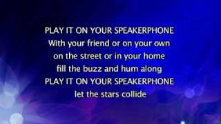 Kylie Minogue - Speakerphone, Lyrics In Video