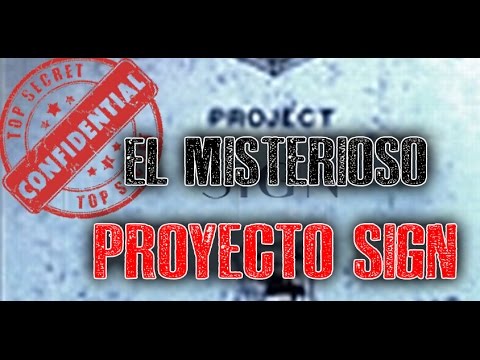 El Proyecto Sign, el antecesor del #BlueBook El Proyecto Sign, el antecesor del #BlueBook