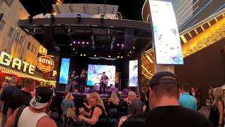 Fremont Street Experience ""Blue String Theory Band" plays Van Halen (MT) MMXXI