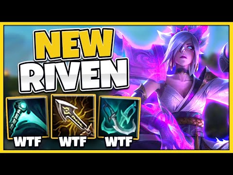*NEW SKIN* THE ULTIMATE ONE AUTO ONE KILL BUILD (100% CRIT RIVEN) - League of Legends
