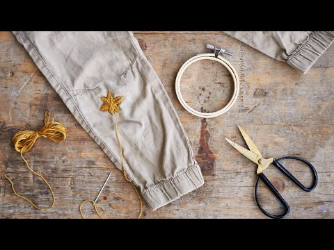 Remende suas roupas com uma estrela bordada – DIY por Søstrene Grene