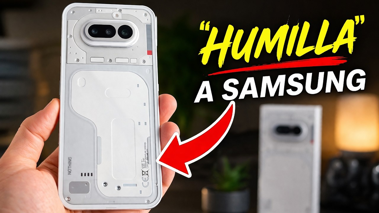 El móvil que "HUMILLA" a SAMSUNG y casi nadie conoce | Nothing Phone 4a