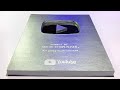 How to make New YouTube Play Button Silver 100k 2022 (of cardboard) - DIY / Mobile Creationss