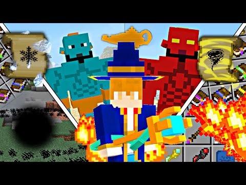 THIS MAGIC ADDON IS AWESOME!  Wizardry pokemetels |  Minecraft PE 1.16 (Bedrock)