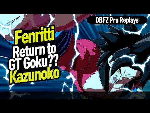 【DBFZ】 Fenritti vs Kazunoko FT4, Return to GT Goku? Intense matches!! 【DBFZ Pro Replays】