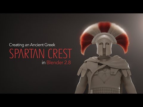 How to Create Spartan Crest in Blender 2.8