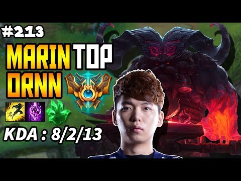 AFS Marin Ornn vs Pantheon TOP - Korea Challenger Season 8