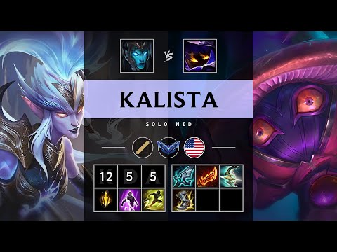Kalista Mid vs Veigar - NA Diamond Patch 25.17