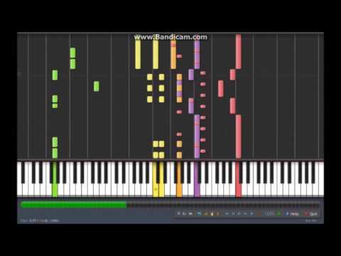 Corpse Party - Ch1 Main BGM (Synthesia Tutorial + midi)