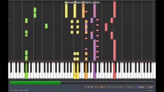 Corpse Party - Ch1 Main BGM (Synthesia Tutorial + midi)