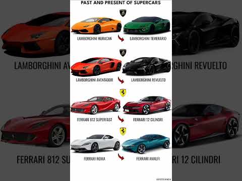 Thumbnail for 🔥 Past and Present of Supercars | Lamborghini & Ferrari Evolution 2026 🚗#carbody by Ferrari Amalfi