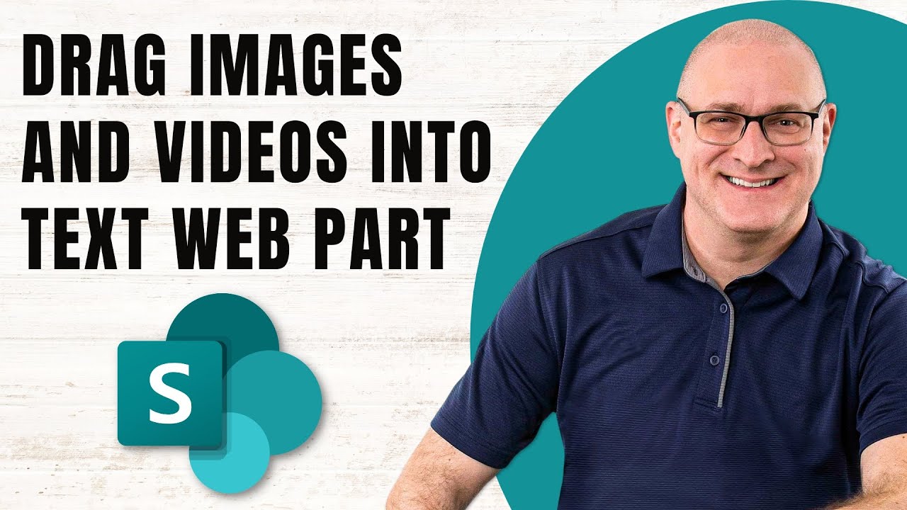 SharePoint How to drag and drop images and text into the Text...