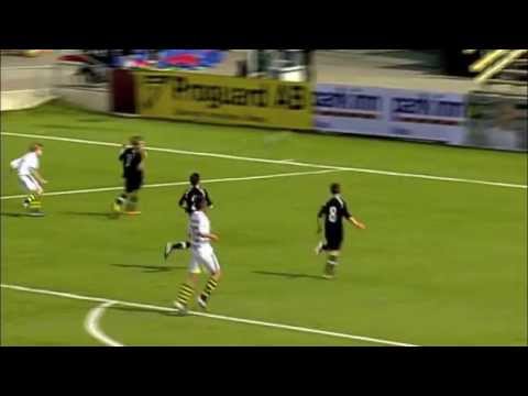 Julius Brekkan gör 2 mål för AIK U13 mot Stürm Graz U13