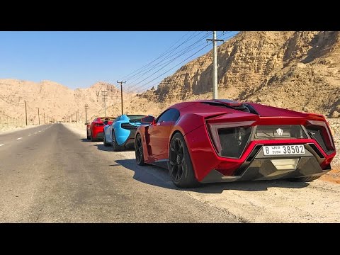 The Best Driving Road In The World? Lykan Hypersport, Ferrari 488 Spider, McLaren 650S