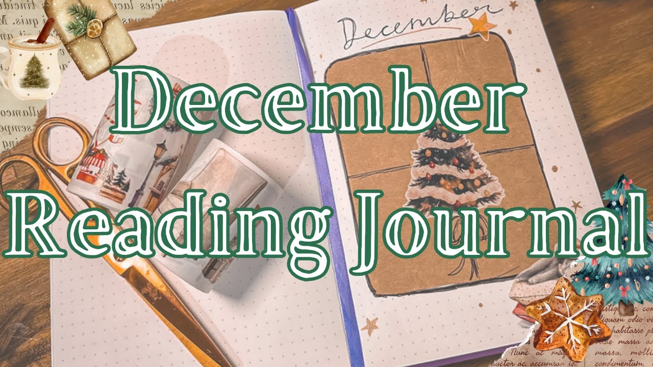 ✨📒 PLAN WITH ME:  December reading journal 2024 ft. The Washi Tape Shop ✨