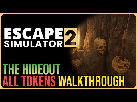 Escape Simulator 2 – 100% Walkthrough All Tokens – The Cursed Treasure – Hideout