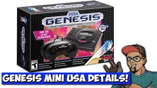 Sega Genesis Mini NEW USA Version Details!