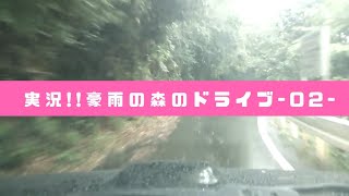 実況!!豪雨の森のドライブー０２ー