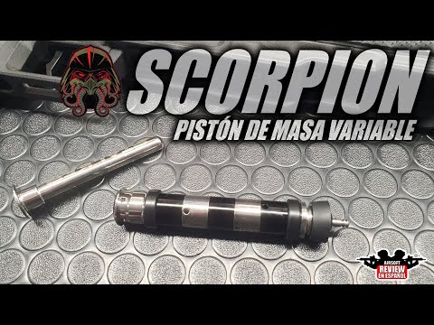 Piston Scorpion de masa variable  Stalker para SSG10 de Novritsch | Airsoft Review en Español