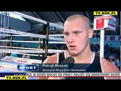 tv.nsk.pl 2012-10-02 Patryk Brzeski (Champion NDM) jedzie walczyć o medal do Radomia