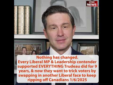 Poilievre: Nothing has changed, Every Liberal MP & Leadership supported EVERYTHING Trudeau did