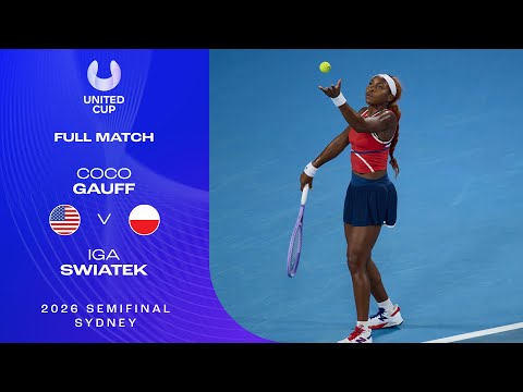 Coco Gauff v Iga Swiatek Full Match | United Cup 2026 Semifinal