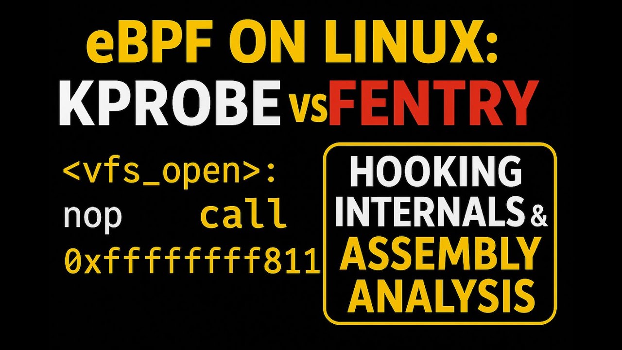 eBPF on Linux: kprobe vs fentry (tracing) — Hooking Internals & Assembly Analysis