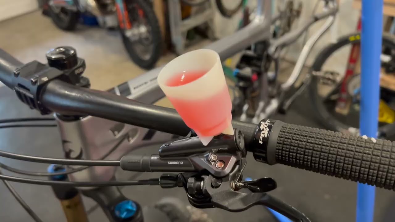 Watch video Shimano Brake Bleed - Quick and Easy - How To Now Shimano Brake Bleed - Quick and Easy - How To