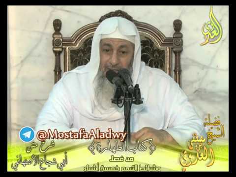  أبو شجاع (11) ” التيمم ” كتاب الطهارة  لفضيلة الشيخ مصطفى العدوي 13 4 2016 