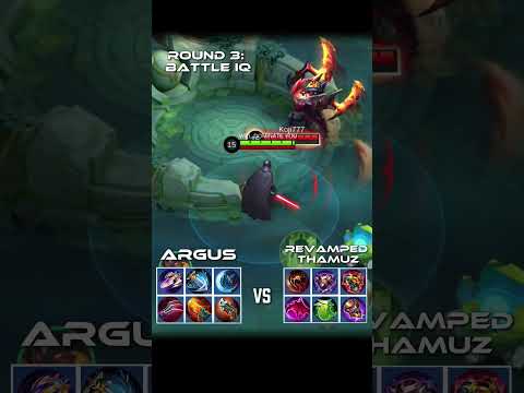 Revamped Thamuz vs Argus #mlbb #mobilelegendsbangbang #argus #thamuz #fyp