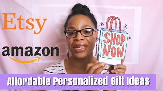 Personalized Gifts from Etsy and Amazon // Watch this for af