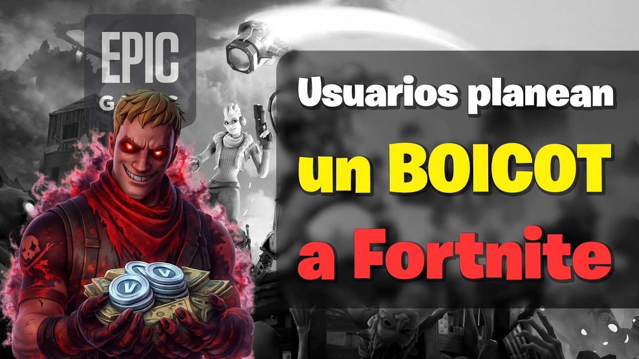Jugadores de Fortnite planean un BOICOT contra Epic Games