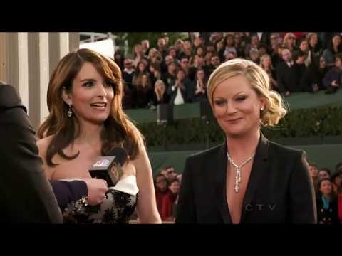 Amy Poehler & Tina Fey - All Golden Globes Red Carpet Interviews