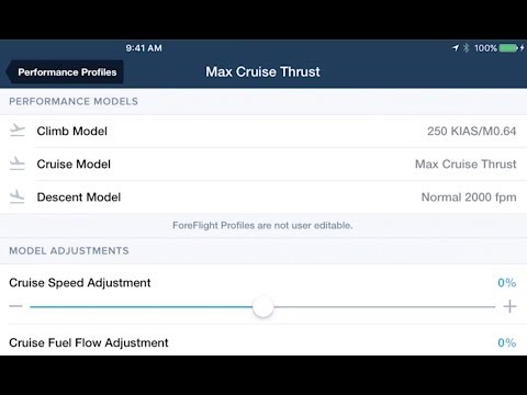 ForeFlight Performance Part 1 - Add New Aircraft and Performance Profiles