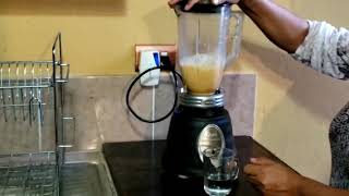 RECETA PAPILLA DE MANGO CON PLÁTANO