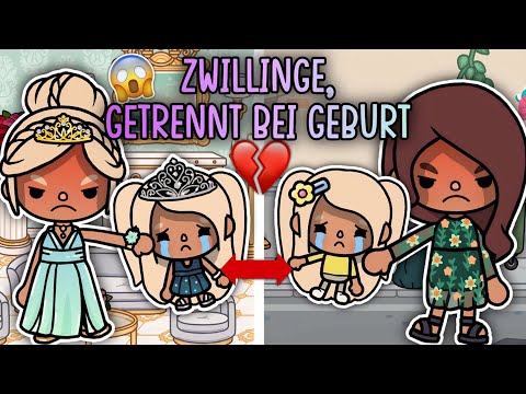 TWINS, SEPARATED AT BIRTH! 😭💔 | PART 1 | THRILLING STORY | TOCA BOCA STORY GERMAN