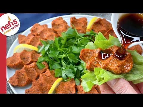 Turkish Cig Kofte Recipe | How to Make Turkish Vegan Meatballs | Meatless Bulgur Balls