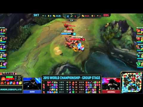 SKT vs EDG highlights | ( S5 World Championship Group Stage W2D2, Group C, 2015)